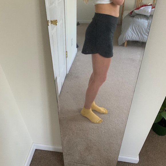 Outdoor Voices Exercise Skort in Black - Picture 3 of 4